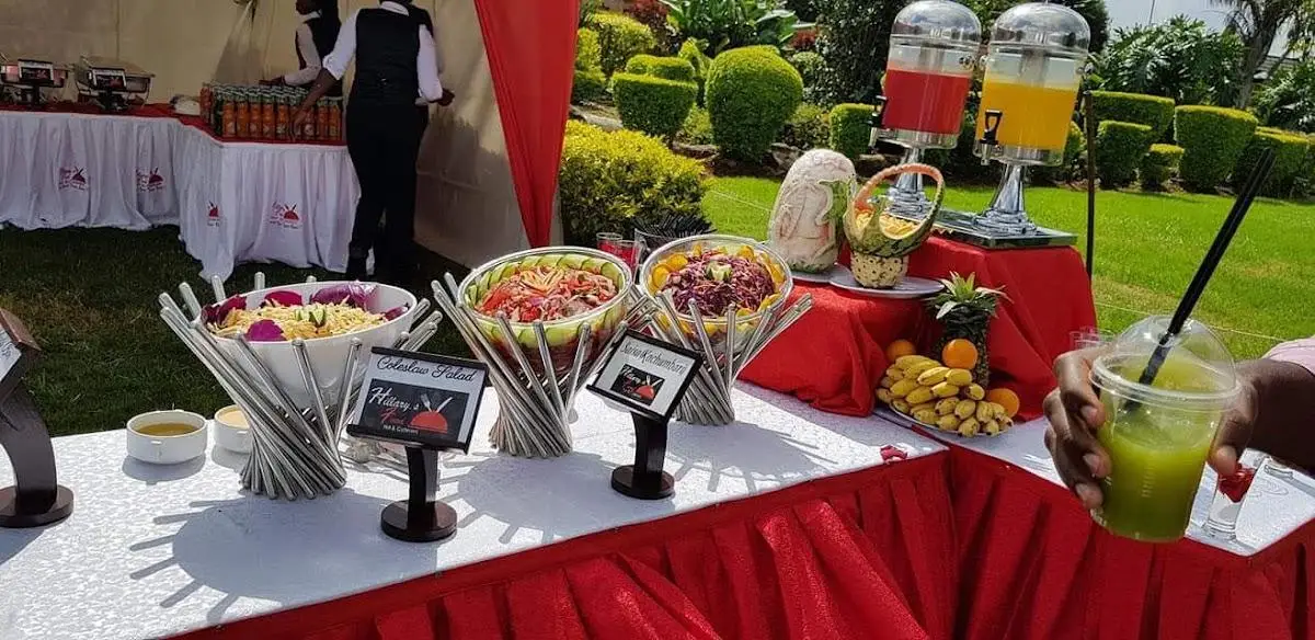 Buffet spread